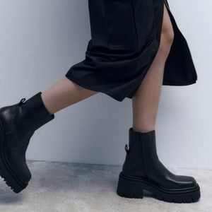 Zara Lug dole boot